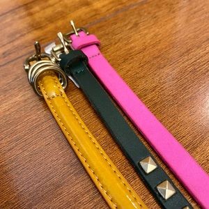 BUNDLE J. Crew Mix & Match Skinny Belts + Bonus Belt Hanger